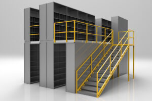 steel shelving mezzanine