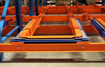 push back racking system