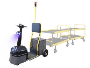 motorized cart with trailers